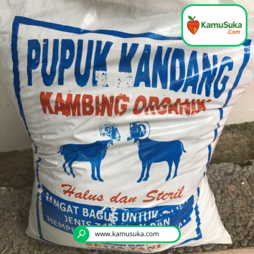 PUPUK KANDANG KAMBING BIRU ORGANIK HALUS DAN STERIL